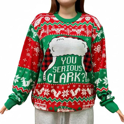 SoulSpark™ You Serious Clark Ugly Sweater